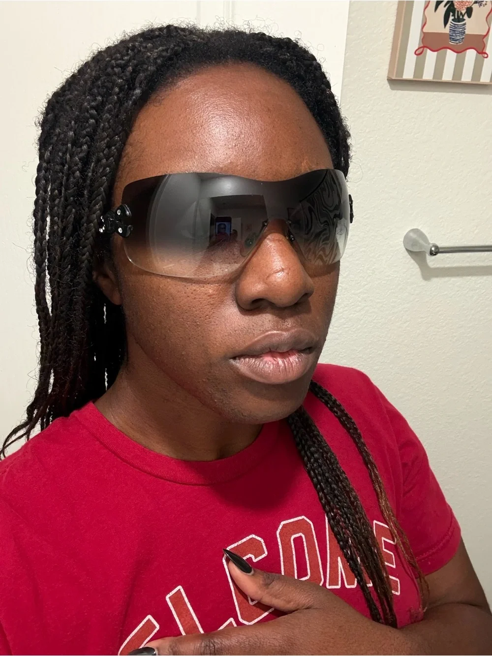 Versace Y2K Shield Sunglasses